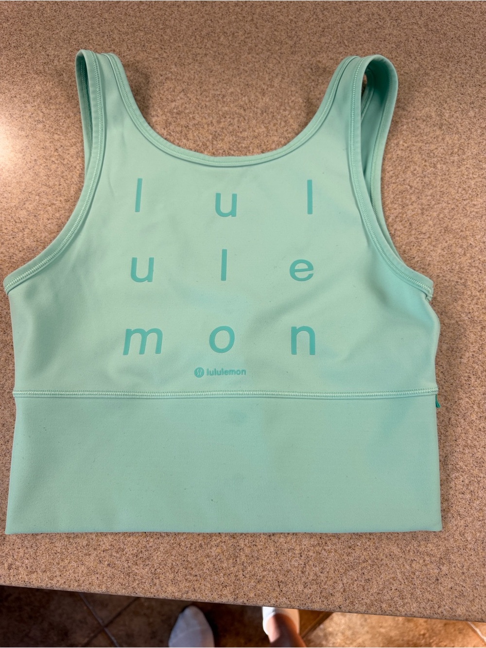Lululemon Mint Green Pivot Tank - Picture 2 of 3